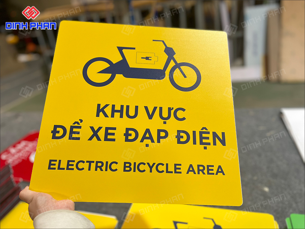 In UV alu Phú Yên sang trọng, bền đẹp Bảng tên khu vực