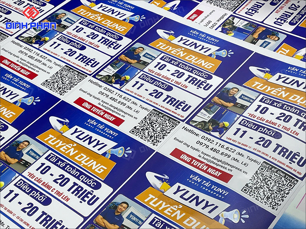 In UV Đà Lạt hiện đại, đa dạng chất liệu với giá tốt In UV decal