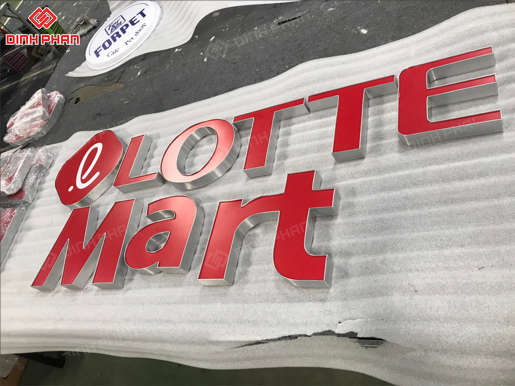 Địa chỉ làm bảng hiệu chữ nhôm BMT giá rẻ, chất lượng cao Làm bảng hiệu chữ nhôm BMT