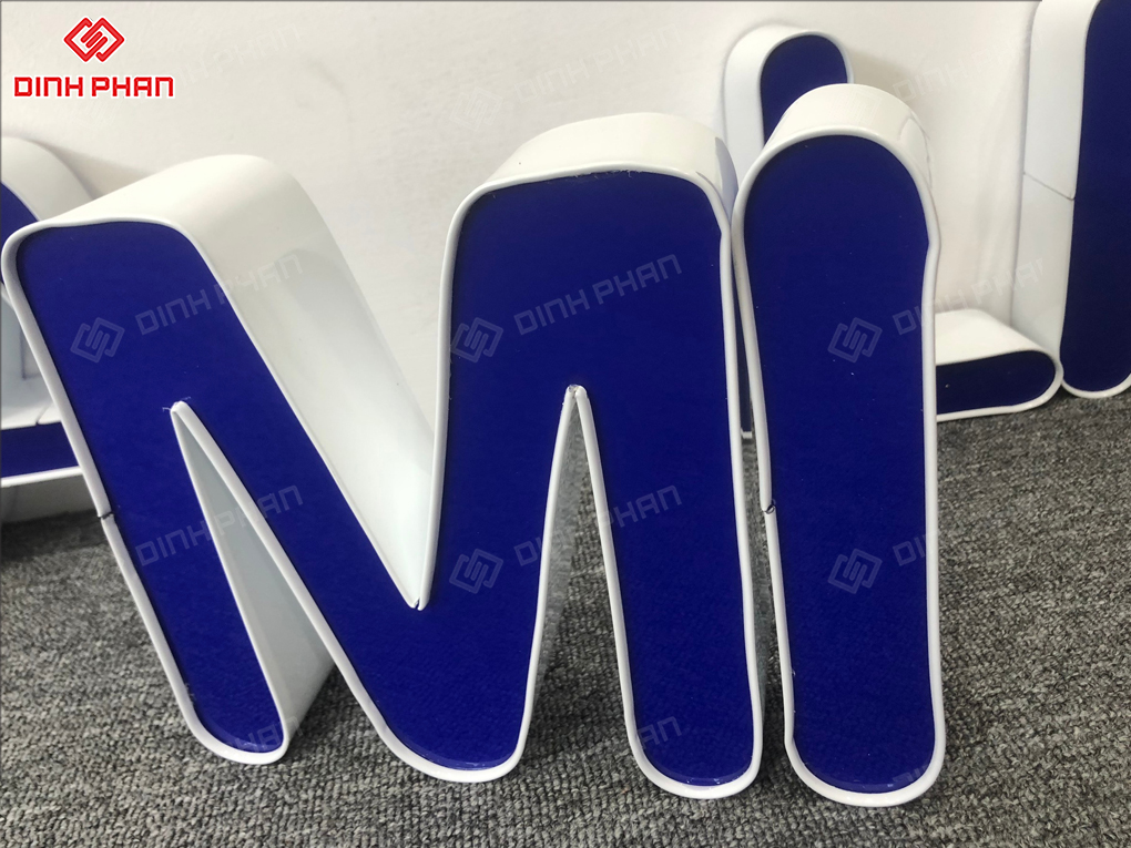 Địa chỉ làm bảng hiệu chữ nhôm BMT giá rẻ, chất lượng cao Làm bảng hiệu chữ nhôm BMT