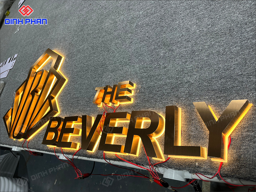 Làm chữ inox Đắk Nông chất lượng cao, giá tốt Chữ inox vàng xước