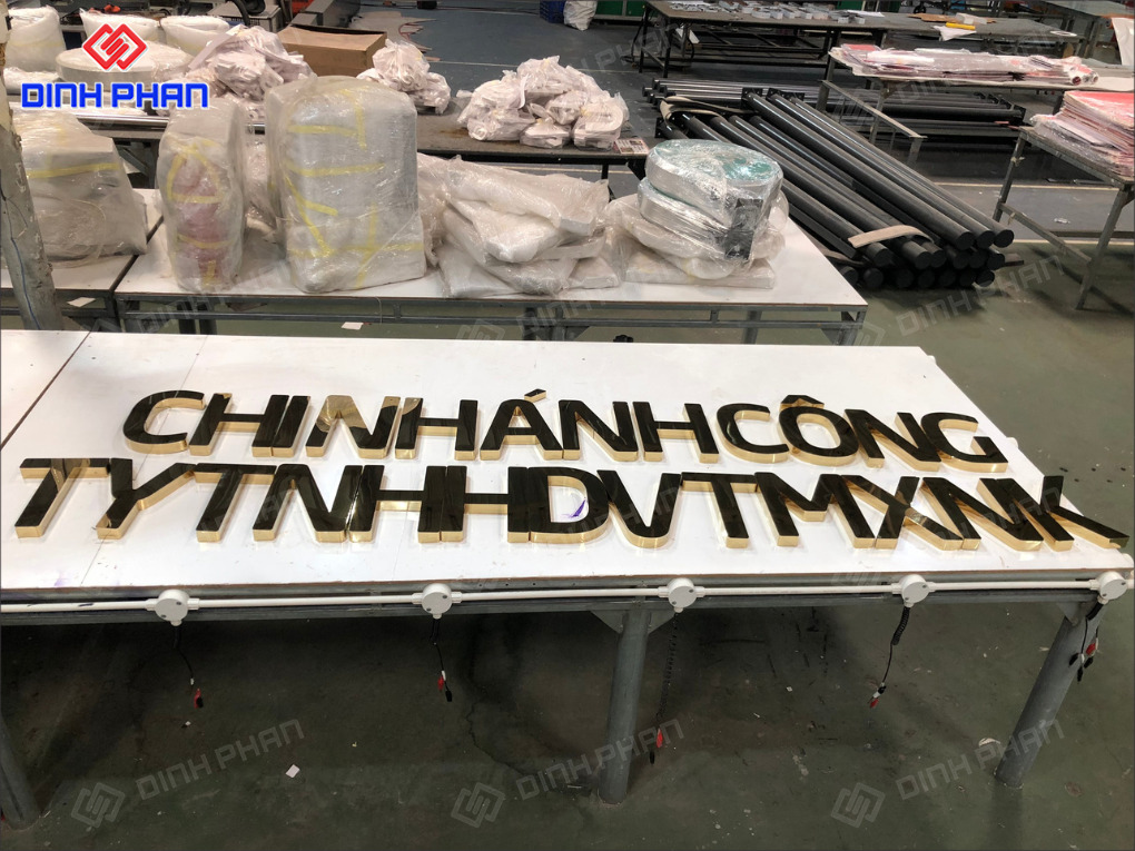 Làm chữ inox Đắk Nông chất lượng cao, giá tốt Bảng hiệu công ty