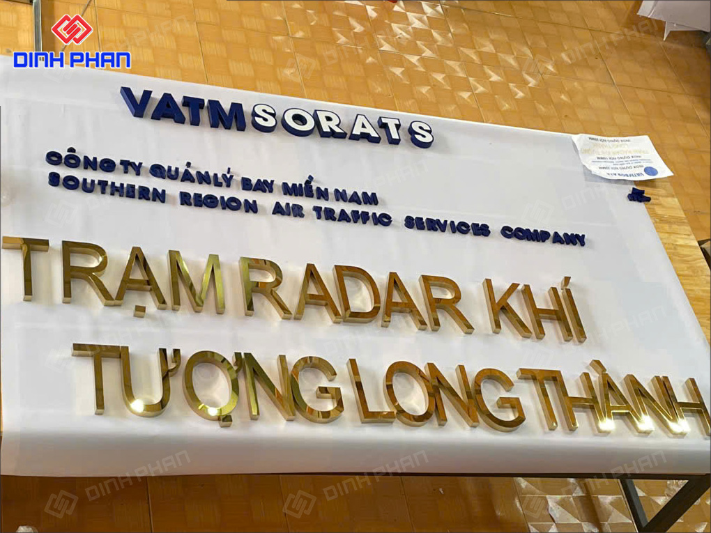 Bộ chữ bảng hiệu dự án Long Thành
