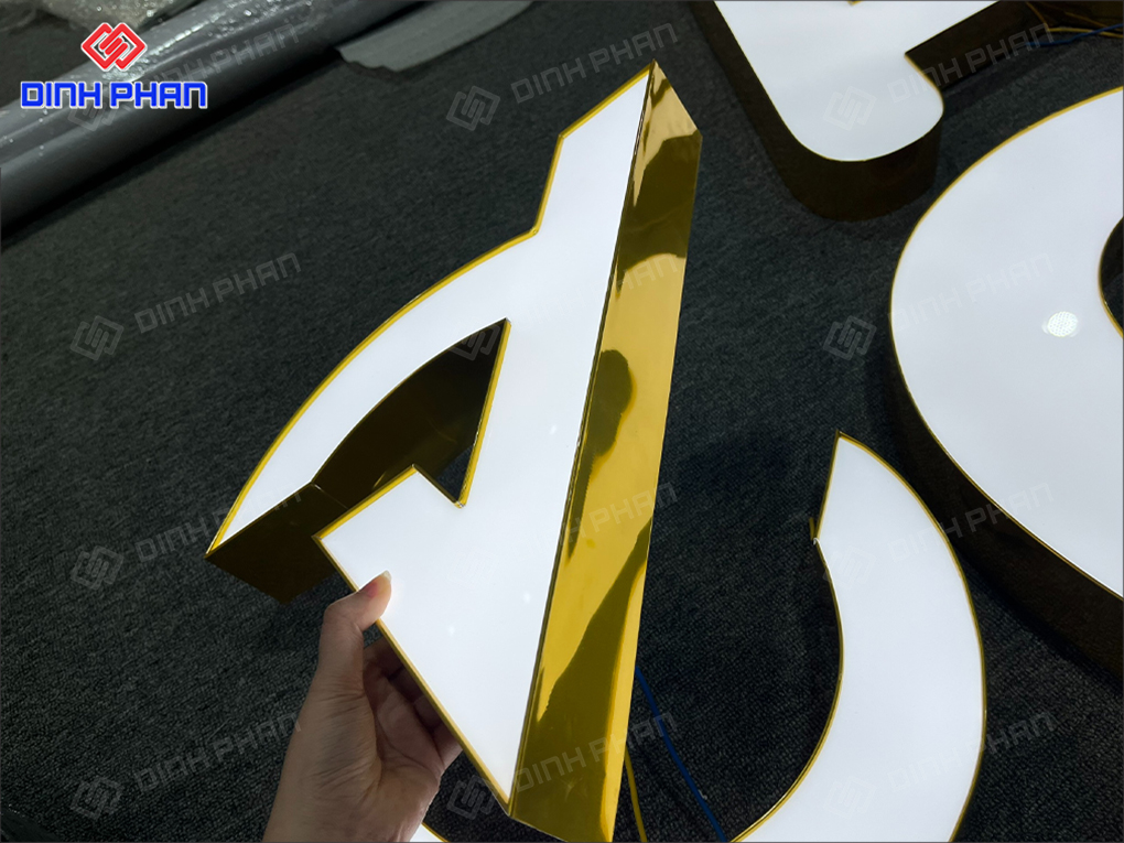 Làm chữ nhôm Đắk Nông bền đẹp, hiện đại Gia cômg logo nhôm sắc nét