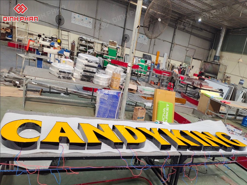 Làm chữ nhôm Đắk Nông bền đẹp, hiện đại Bảng hiệu cửa hàng