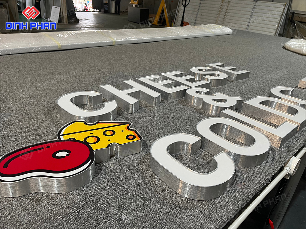 Chữ nhôm nổi 3D