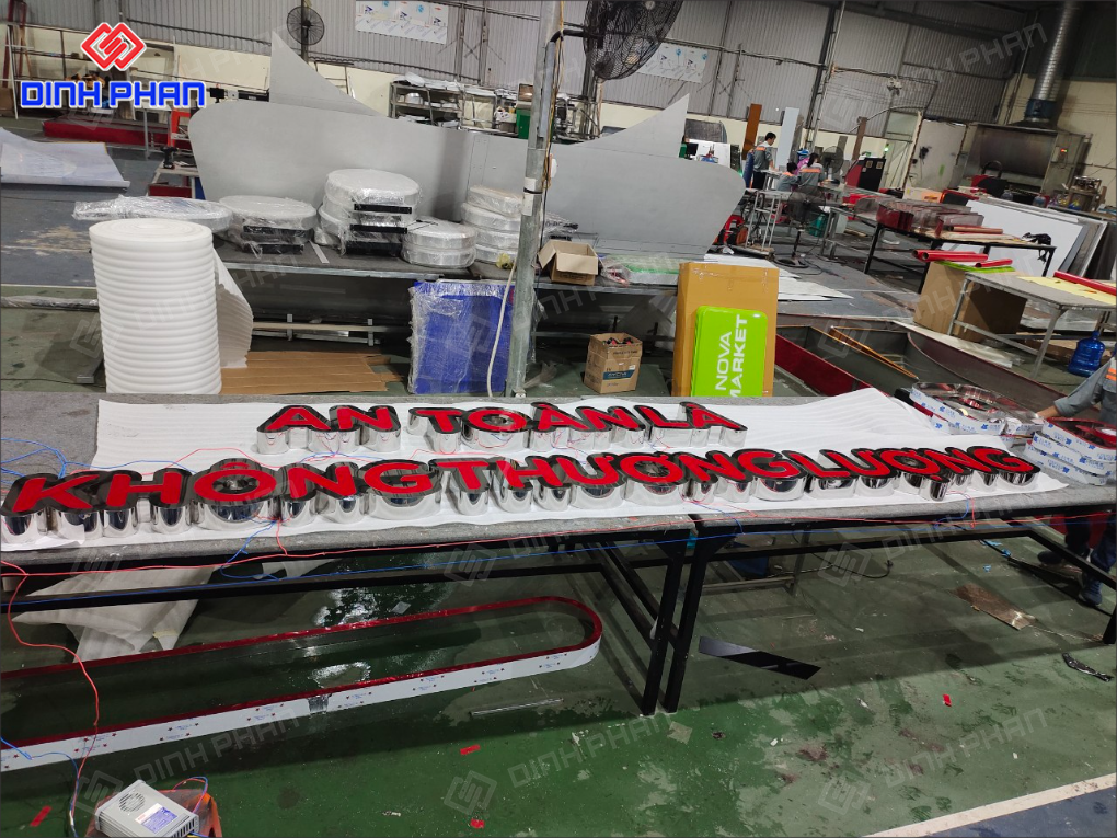 Địa chỉ làm chữ nổi mica Daklak trọn gói, chất lượng cao Làm chữ nổi mica Daklak