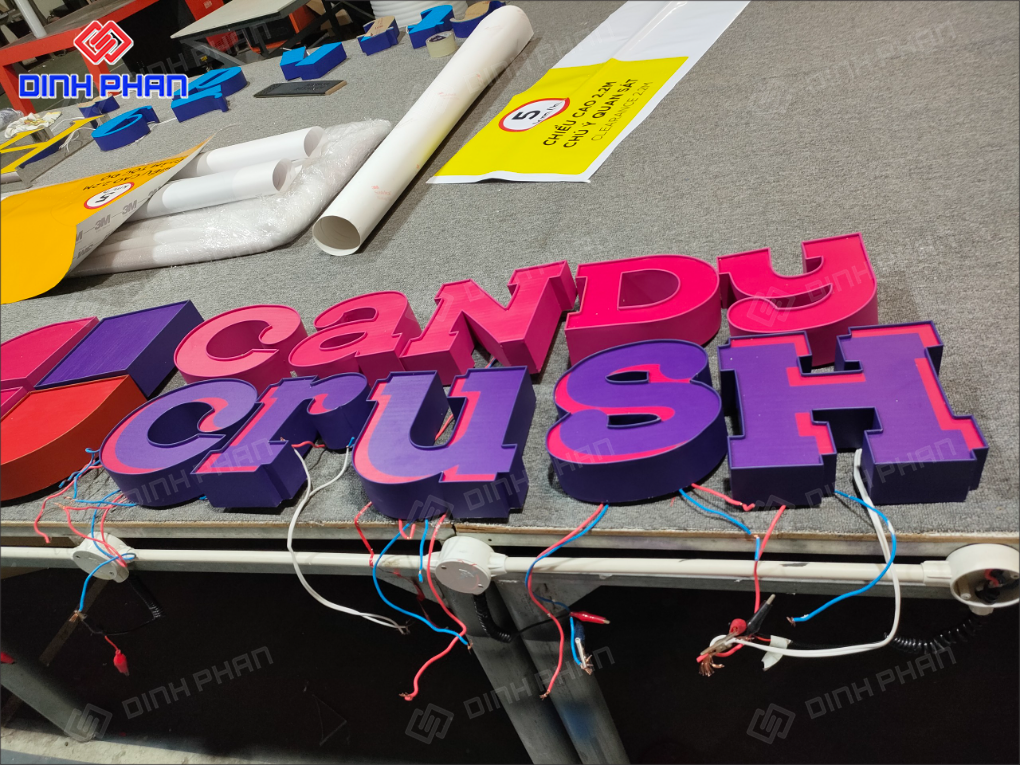 Nơi làm chữ nhôm sơn tĩnh điện đẹp ở BMT