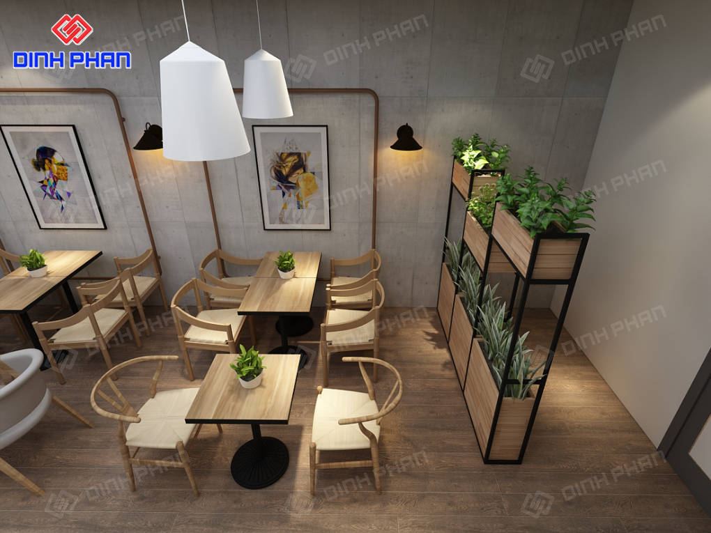 Decor quán cafe Buôn Ma Thuột sáng tạo và khác biệt