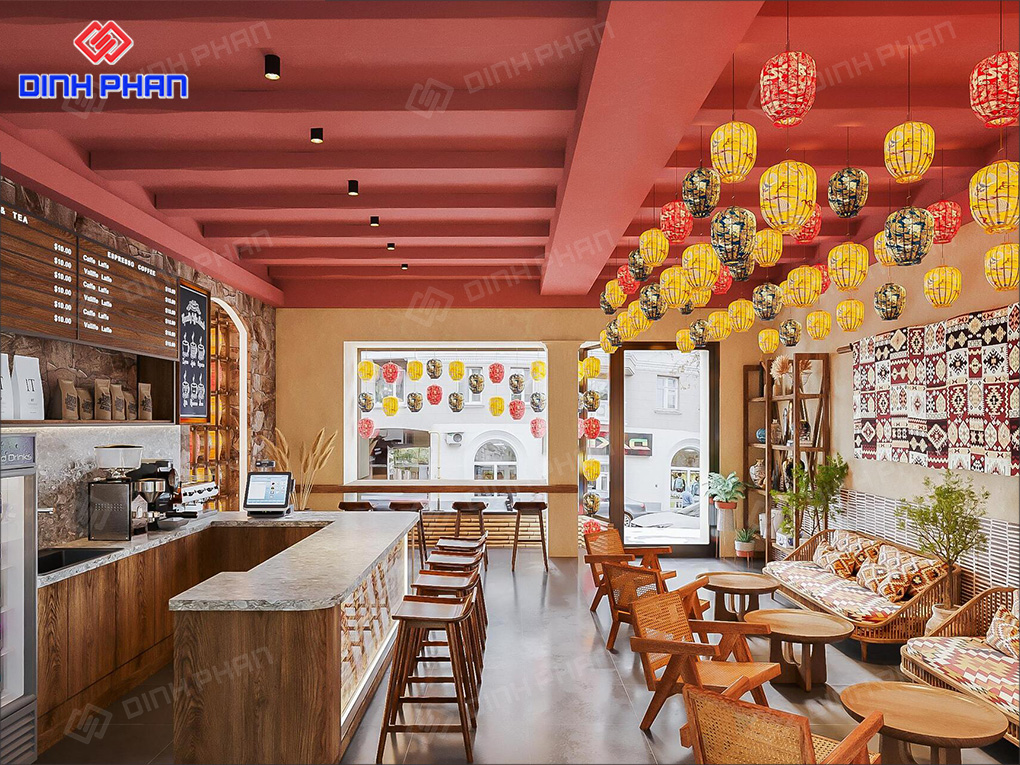 Nội thất quán cà phê 
