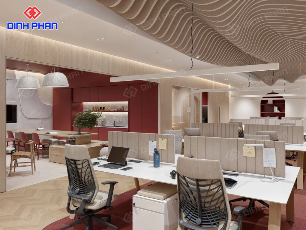 Nội thất văn phòng BMT trọn gói, thiết kế hiện đại