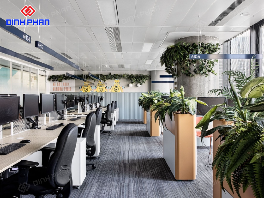 Nội thất văn phòng BMT trọn gói, thiết kế hiện đại