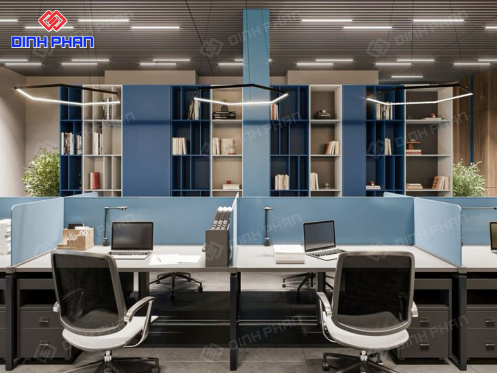 Nội thất văn phòng BMT trọn gói, thiết kế hiện đại