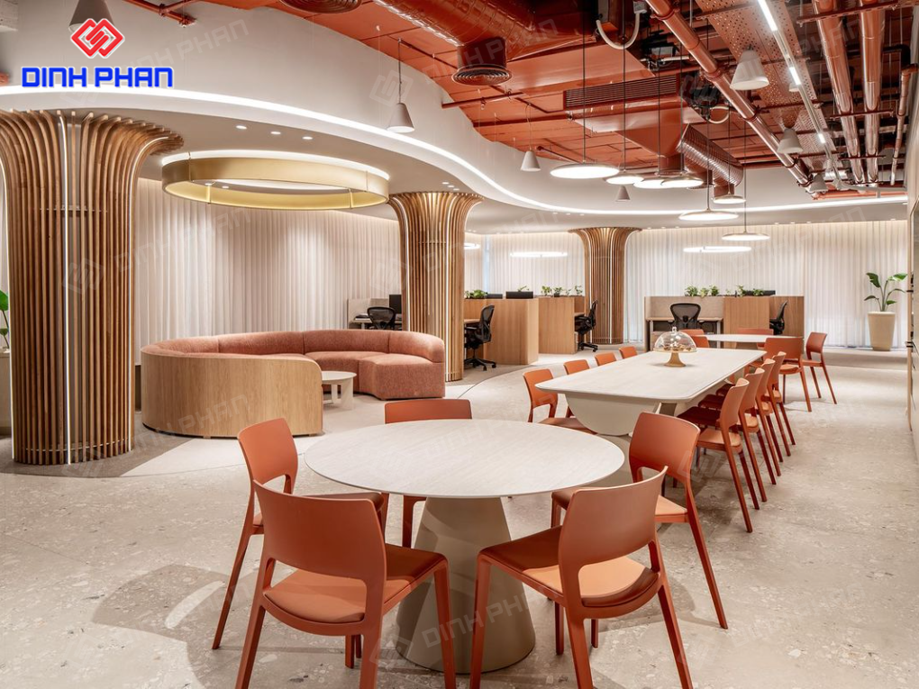 Nội thất văn phòng BMT trọn gói, thiết kế hiện đại