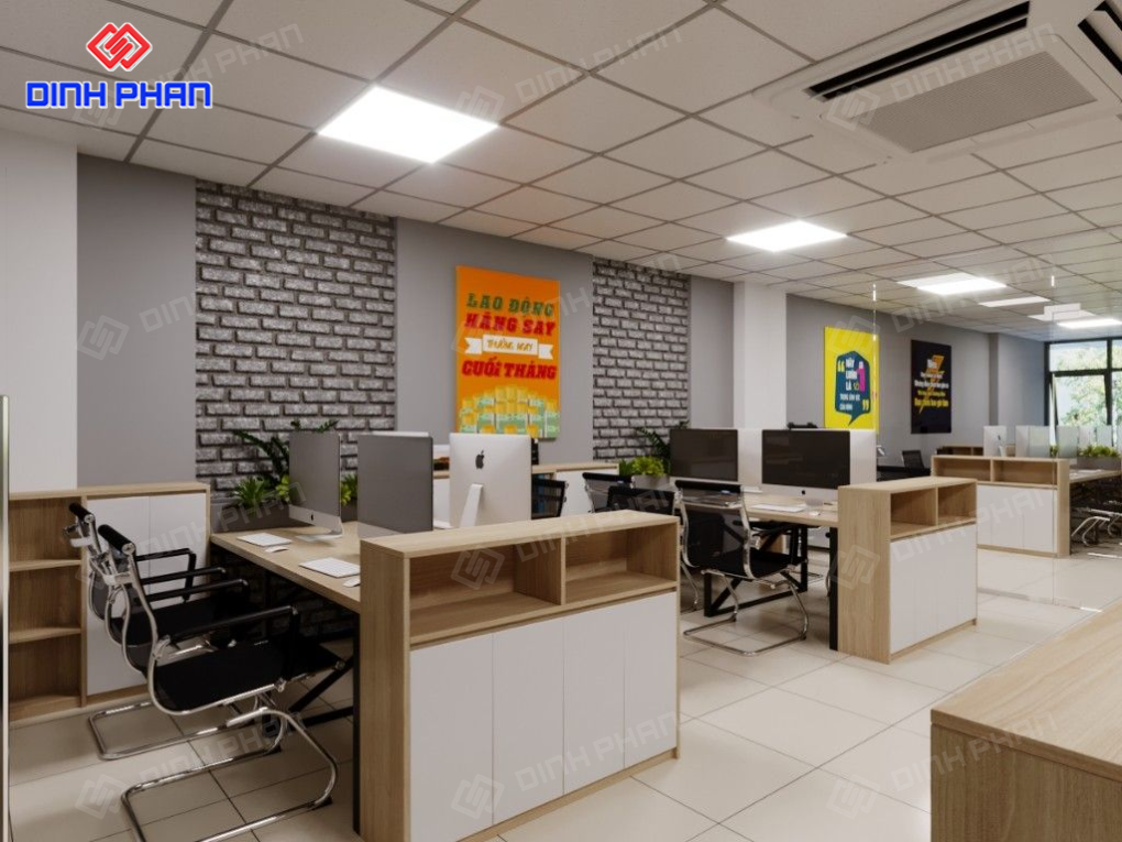 Nội thất văn phòng BMT trọn gói, thiết kế hiện đại