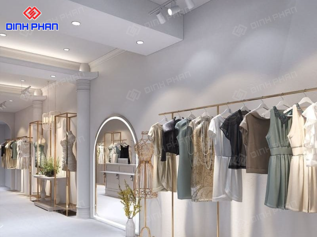 Thiết kế cửa hàng quần áo và thi công shop Đắk Lắk