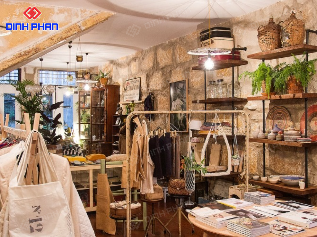 Thiết kế cửa hàng quần áo và thi công shop Đắk Lắk