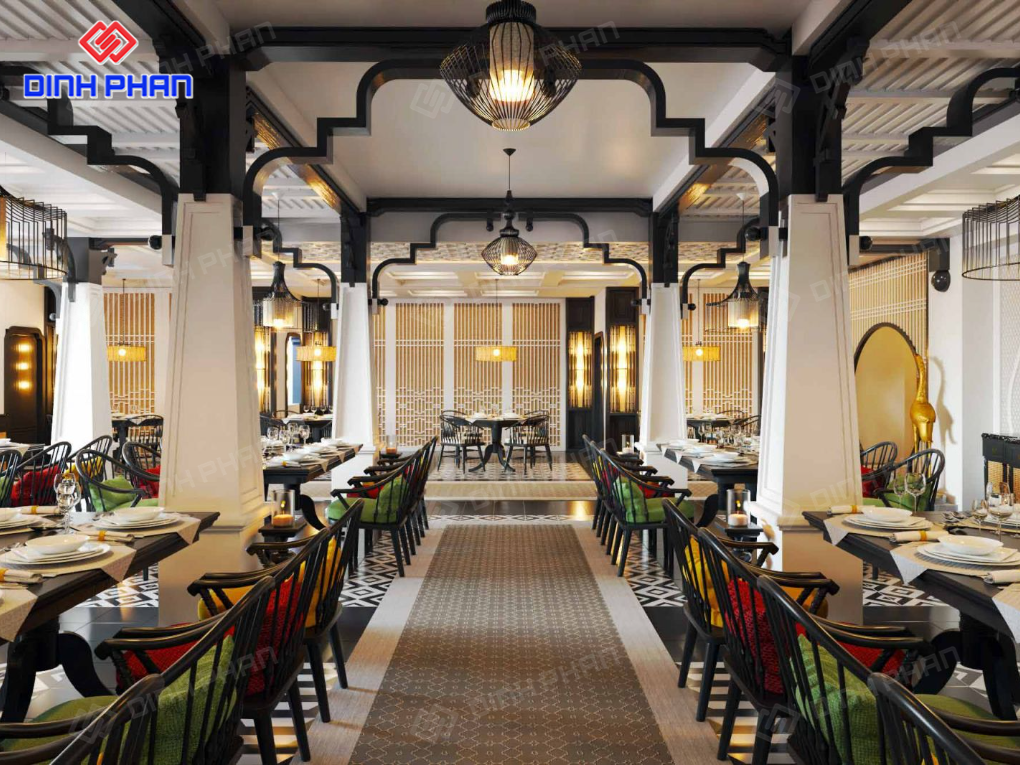 Giải pháp thiết kế nhà hàng Đắk Lắk đẹp, thu hút khách